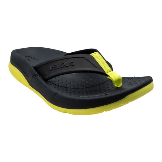 VELOUS Zehensandale Active Flip - schwarz/neongelb - 1 Paar